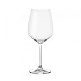 Set of 6 lead-free crystal wine glasses, 518ml each, featuring elegant design and superb clarity for wine enthusiasts.