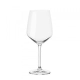 Elegant 6-pack of lead-free crystal wine glasses, featuring fine rims for a smooth drinking experience and superb clarity.