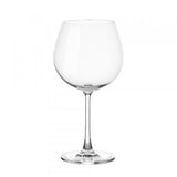 Set of 6 lead-free crystal gin glasses, 690ml each, featuring elegant design and superb clarity for cocktails.