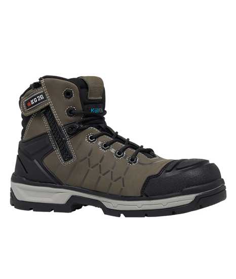 Zip Sided Boot - KingGee Quantum K27120  (Size 4)