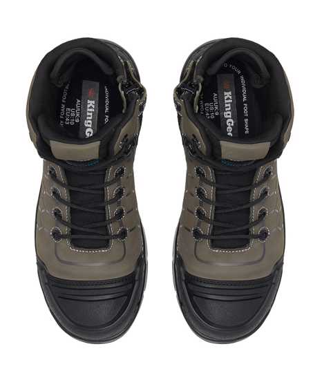 Zip Sided Boot - KingGee Quantum K27120  (Size 4)