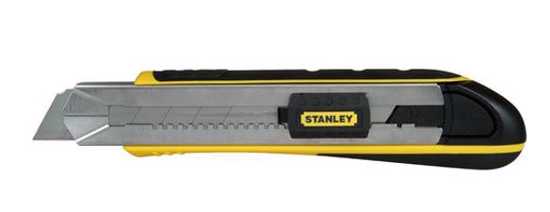 Stanley FatMax 18mm Snap Blades 5-Pack, featuring durable, sharp blades for precision cutting of various materials.