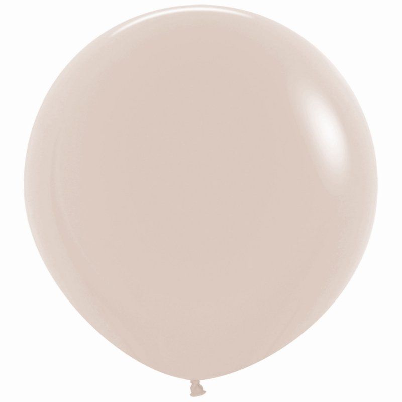 Latex Balloons - Sempertex Fashion White Sand (60cm) - Pack of 3