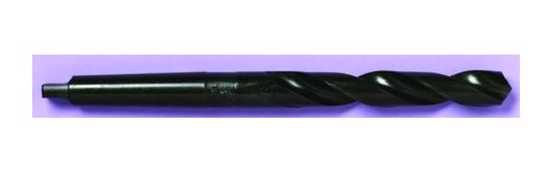 Morse taper shank drill bit, 24mm, high-speed steel, 2-flute, for various materials and industrial uses.