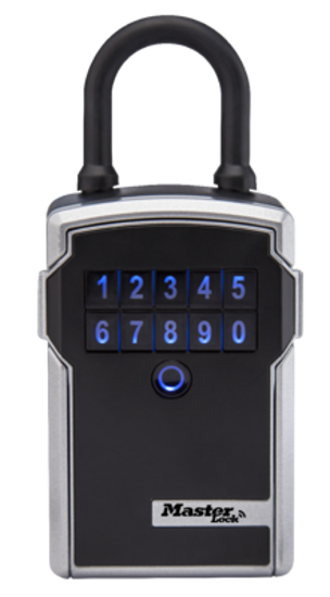 Master Lock Bluetooth Enterprise Lock Box for secure, portable access control using smartphone management and audit trails.