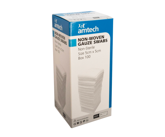 Wound Cleaning Swabs-50mm x 50mm-Pack of 100 (Packet)