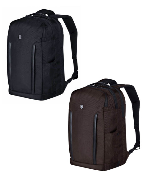 Stylish Victorinox Altmont 3.0 Deluxe Backpack features pockets for a 15" laptop, tablet, and travel essentials.