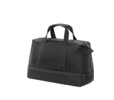 Sleek black Victorinox Werks Traveler 6.0 Weekender Duffle Bag with expandable capacity and convenient rear sleeve for travel ease.