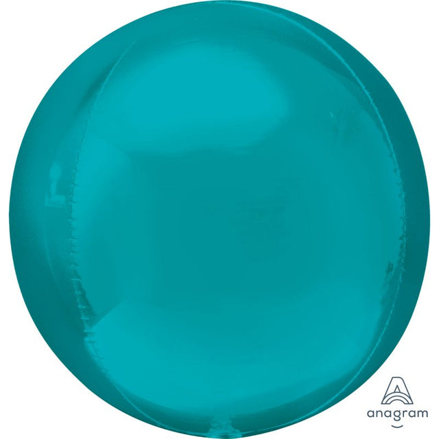 Aqua Orbz XL foil balloon (40cm), self-sealing, vibrant design perfect for parties and celebrations.