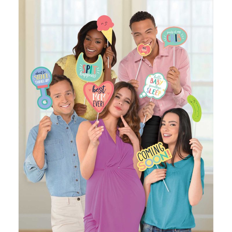 Baby Shower Photo Props - Pack of 13