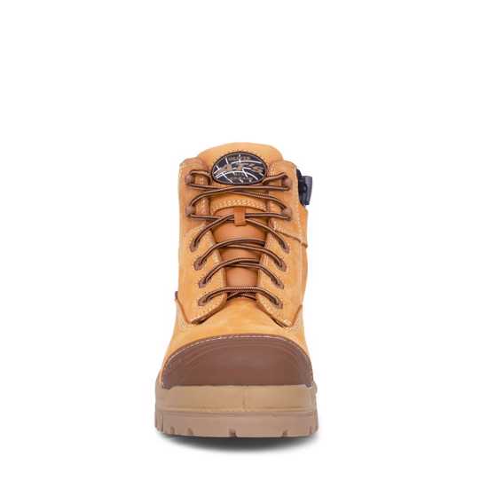 Zip Sided Hiker Boots - Oliver 130mm 45-630Z Wheaat  (Size 7)