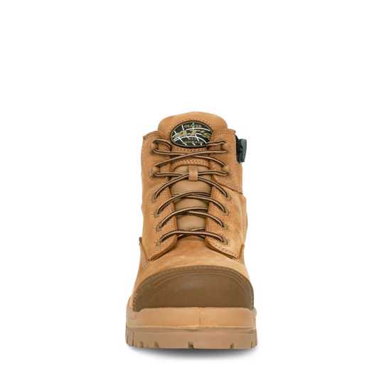 Zip Sided Hiker Boots - Oliver 130mm 45-650Z Stone  (Size 14)