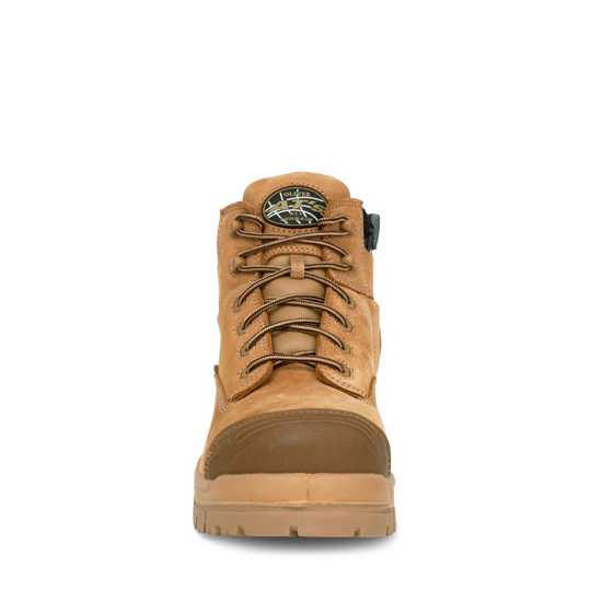 Zip Sided Hiker Boots - Oliver 130mm 45-650Z Stone  (Size 7)