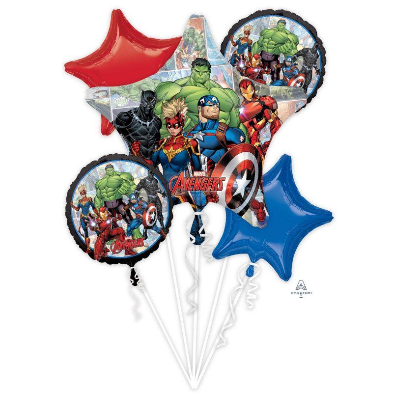 Balloon - Bouquet Marvel Avengers Powers Unite P75 - Pack of 5