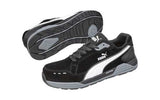 Men's New Balance 806v1 Black safety shoes offer slip resistance, Fresh Foam cushioning, and fuel resistance, perfect for work.