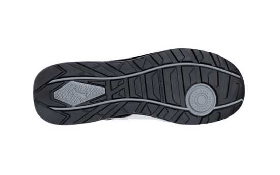 Men's New Balance 806v1 Black safety shoes, size 13, featuring slip-resistant outsole and Fresh Foam cushioning for comfort.