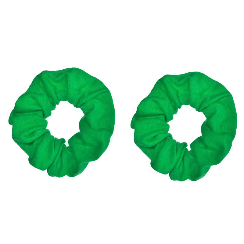 Hair Scrunchies Green 2pk - Pack of 2