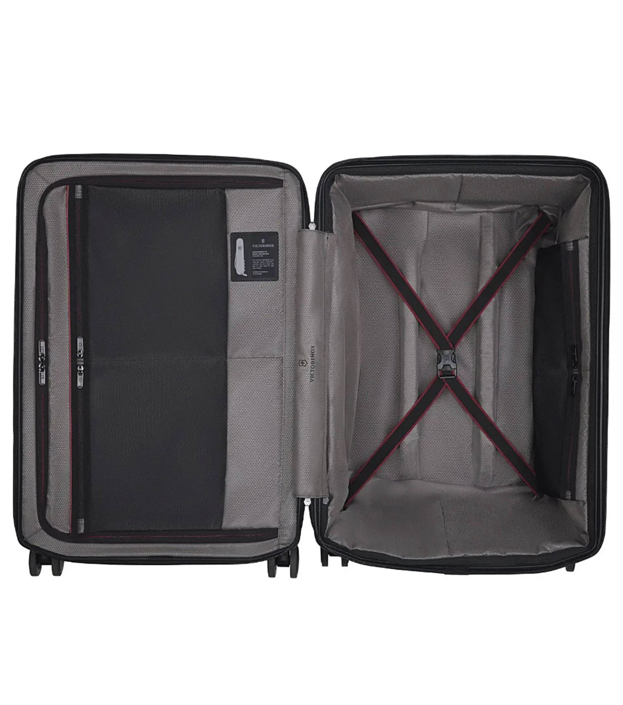 Victorinox Spectra 3.0 Expandable Medium Case in recycled polycarbonate with 360° wheels, TSA lock, and customizable design.