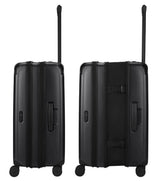 Victorinox Spectra 3.0 Expandable Medium Case in eco-friendly recycled polycarbonate with TSA lock and dual-caster wheels.