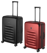 Victorinox Spectra 3.0 Medium Case in eco-friendly recycled polycarbonate, featuring expandable capacity and dual-caster wheels.