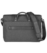 Victorinox Architecture Urban2 14" Laptop Messenger in grey/black, featuring secure laptop pocket, antimicrobial lining, and adjustable strap.