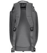 Victorinox Touring 2.0 black 2-in-1 duffel/backpack with expandable shoe compartment and removable waterproof pouch.