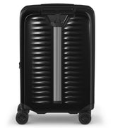 Lightweight 55 cm black carry-on luggage with durable polycarbonate shell, smooth dual-caster wheels, and TSA-approved lock.