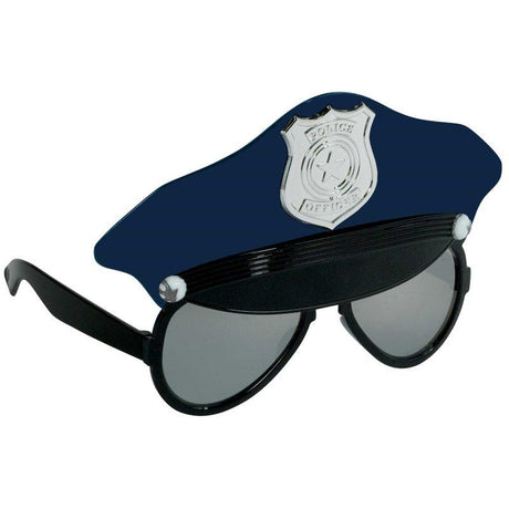 Child-sized Fun Shades Police Hat designed for dress-up, role play, and costume parties, featuring adjustable fit and durable materials.