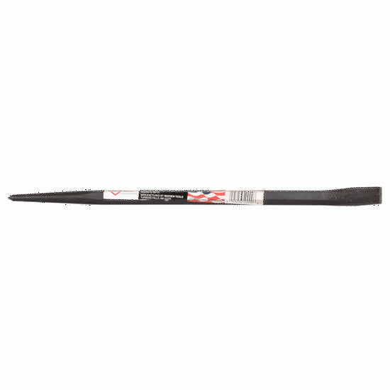 Mayhew Line Up Pry Bar-350mm with tapered end and angled chisel, designed for efficient aligning and prying tasks.