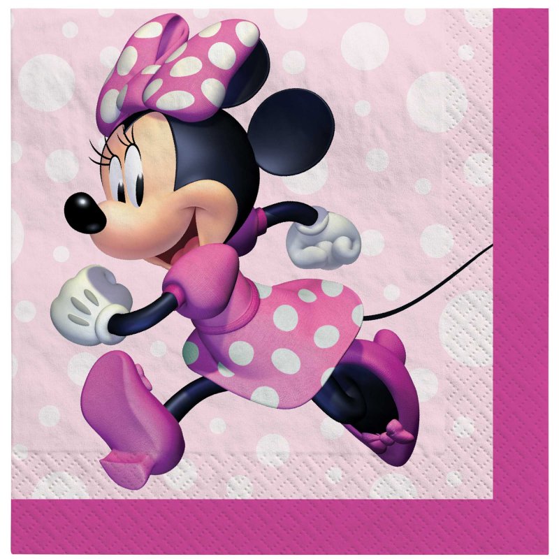 Beverage Napkins - Minnie Forever  (Pack of 16)