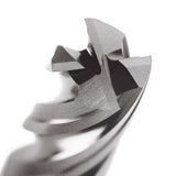 Sutton End Mill 4 Flute R20 HSS-1/8" for precision milling, 1/8" diameter, TiCN coating for durability and smooth finishes.