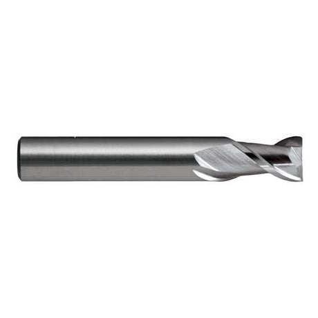 Sutton End Mill 2 Flute R20 HSS-5/16" for precision milling, ideal for soft steels and non-ferrous materials with TiCN coating.