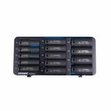 Kincrome 14-piece deep impact socket set in metric, featuring Cr-Mo durability, black phosphate finish, and an EVA storage tray.