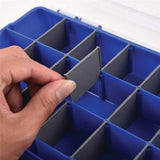 Kincrome Plastic Organiser-Mini with 10 compartments and clear lid for efficient storage of small parts and fasteners.