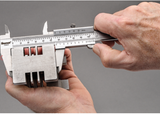 Starrett Vernier Caliper 125MEA-8/200-200mm, featuring dual metric/inch readings and durable stainless steel construction.