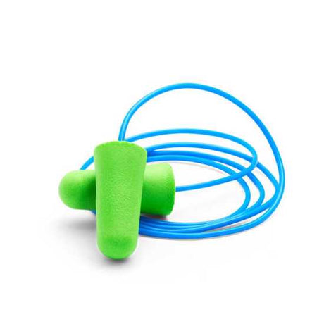 Prosafe Earplugs Torpedo Corded CLS (100) in bright color, designed for comfort and safety in noisy environments.