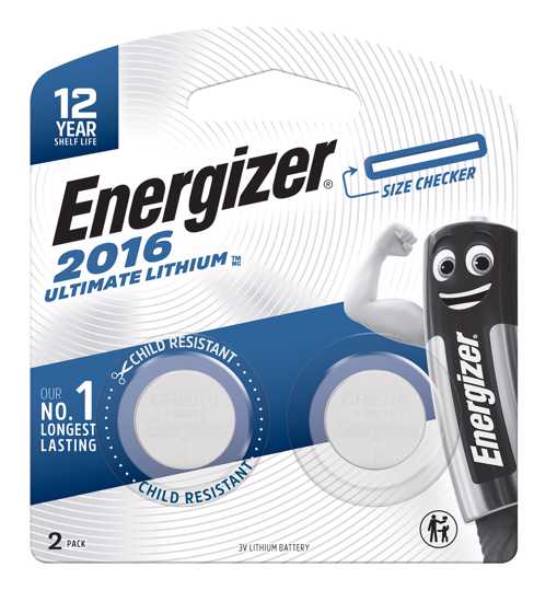 Energizer Ultimate Lithium 2016  -  2Pk (Each)