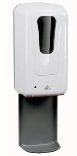 MAC Automatic Hand Sanitiser Dispenser with drip tray, touchless sensor, 1L capacity, stylish for any environment.