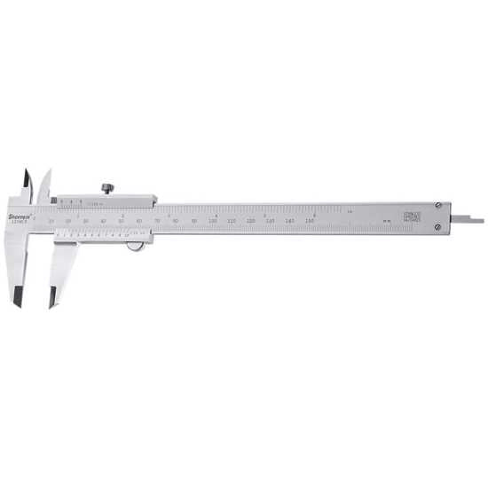 Starrett Vernier Caliper 125MEB features precision measurements up to 300mm with a stainless steel design and sharp graduations.