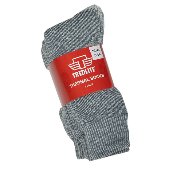 Cozy Tredlite Thermal Socks - 3 Pack made with merino wool, perfect for warmth and comfort in cold weather adventures.