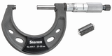 Starrett Outside Micrometer 444MXRL-50, featuring a no-glare finish, precision range of 25-50mm, and easy-to-read markings.