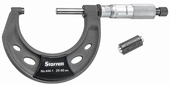 Starrett Outside Micrometer 444MXRL-50-25-50mm (Each)