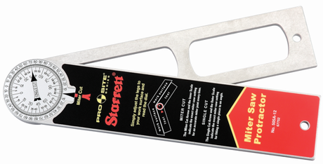 Starrett Mitre Protractor 505A-12-300mm: Durable 12" aluminium tool for precise mitre cuts, featuring 5-in-1 functionality and laser scales.