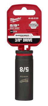 Milwaukee Shockwave Deep Impact Duty Socket 3/8"Dr-5/8" (Each)