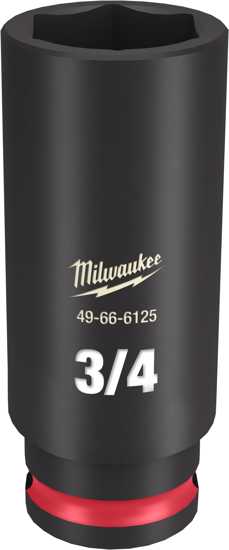 Milwaukee Shockwave Deep Impact Duty Socket 3/8"Dr-3/4" (Each)