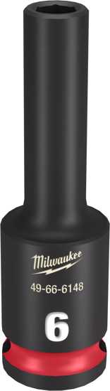 Milwaukee Shockwave Deep Impact Duty Socket 3/8"Dr-6mm (Each)