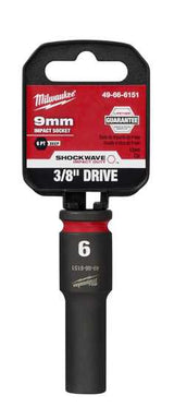 Milwaukee Shockwave Deep Impact Duty Socket 3/8"Dr-9mm (Each)