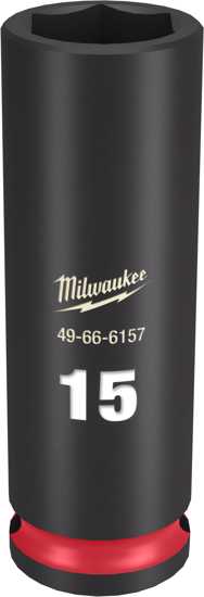 Milwaukee Shockwave Deep Impact Duty Socket 3/8"Dr-15mm (Each)