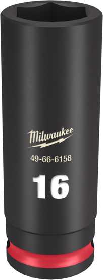 Milwaukee Shockwave Deep Impact Duty Socket 3/8"Dr-16mm (Each)