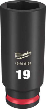 Milwaukee Shockwave Deep Impact Duty Socket 3/8"Dr-19mm (Each)